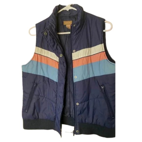 Gadzooks Classic Vintage Style Puffer Jacket Vest Size Large - Picture 4 of 8
